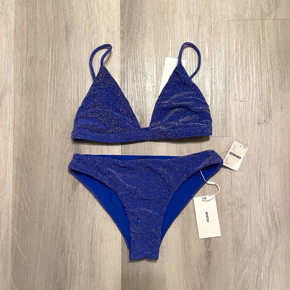 Mikoh Glitter Bikini Set